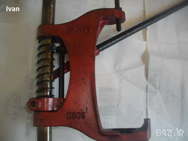 WOLF НЕМСКА ФРГ ПРОФЕСИОНАЛНА СТОЙКА ЗА БОРМАШИНА МАСИВНО ЖЕЛЯЗО ЧУГУН старо качество 10кг/ход 80мм, снимка 13 - Бормашини - 48253355