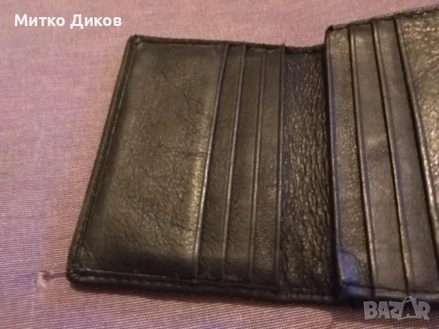 Калъвче за документи карти естестевена кожа 110х80мм, снимка 4 - Портфейли, портмонета - 49171860