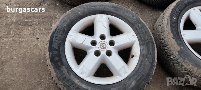 Алуминиеви джанти 215/65/16 Nissan X-Trail  T30, снимка 2 - Гуми и джанти - 53635789