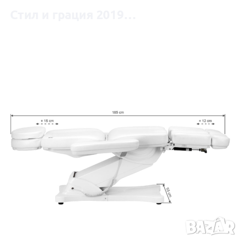 Стол за педикюр Sillon Classic (2 мотор) - сив/бял, снимка 6 - Педикюр и маникюр - 44528445