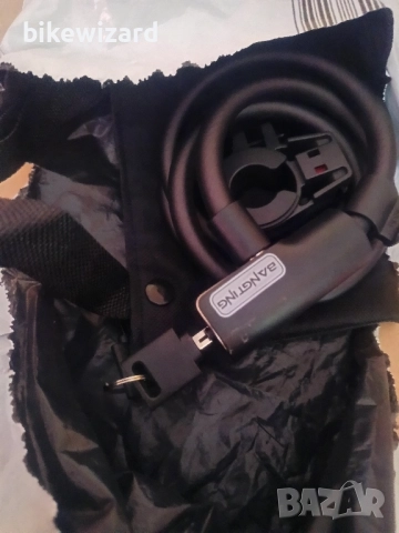 BANGTING Катинар / ключалка за велосипед, 120 см/12 мм с два ключа НОВ, снимка 5 - Аксесоари за велосипеди - 52394887