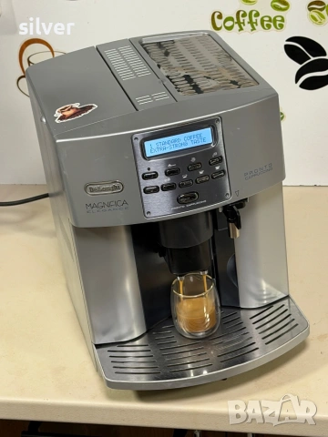 Кафемашина кафе автомат delonghi magnifica Elegance с гаранция, снимка 4 - Кафемашини - 53050389
