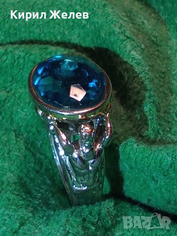 ПОСРЕБРЕН или СРЕБЪРЕН КРИСТАЛЕН ФЕШЪН АРТ ПРЪСТЕН с ПЕЧАТ S925 - 26618, снимка 3 - Пръстени - 36421003