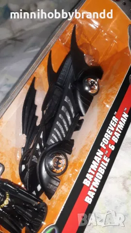 BATMAN  & BATMOBILE BATMAN FOREVER 1.24  JADA TOP TOP TOP  MODEL. , снимка 9 - Колекции - 47675975