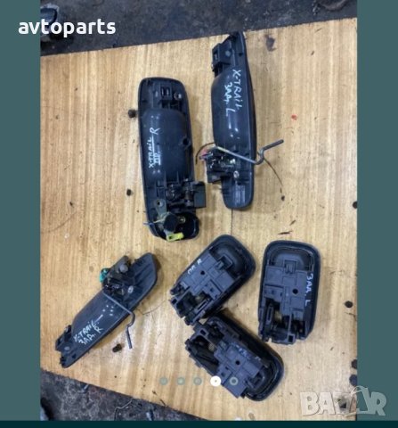 Nissan x-trail 2003година външни и вътрешни дръжки предна дясна и задни врати, снимка 4 - Части - 40387731