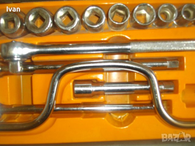 Нова Немска Гедория/Гидория/Комплект Инструменти-25 Части-Старо Качество-Маткап/Тресчотка/Удължители, снимка 7 - Други инструменти - 40073681