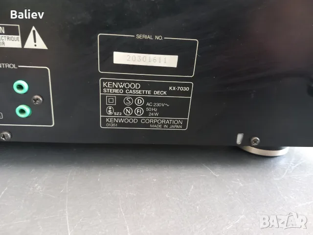 KENWOOD KX-7030 3 HEAD DECK , снимка 7 - Декове - 55729160
