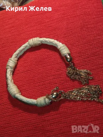 ЗЛАТИСТА ХЕНД - МЕЙД ГРИВНА МЕТАЛ и ЕКО КОЖА Тип ТОРКВА 47445, снимка 8 - Гривни - 47298520