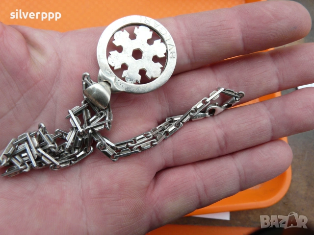  Сребърен синджир - 6 , снимка 2 - Колиета, медальони, синджири - 53045456