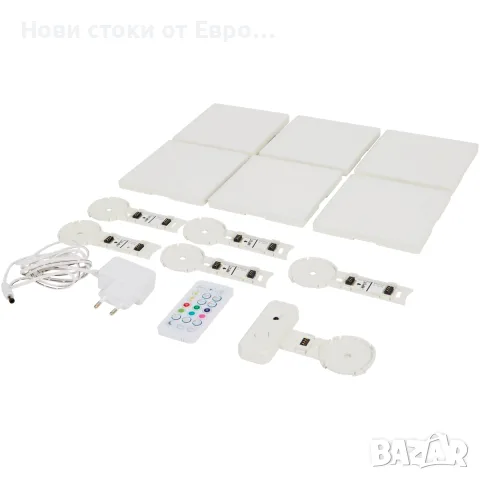 Интелигентни LED панели LSC Smart Connect
6 броя | 12 x 12 см всяко, снимка 2 - Лед осветление - 55929712