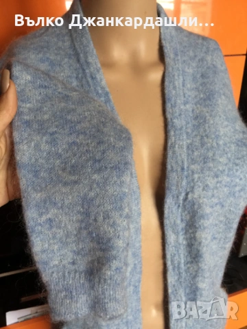 Жилетка в бебешко синьо Saint Tropez(вълна и мохер), S размер, снимка 2 - Жилетки - 53768526