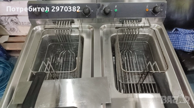 Фритюрник Двоен Професионален, снимка 9 - Обзавеждане на кухня - 51691755