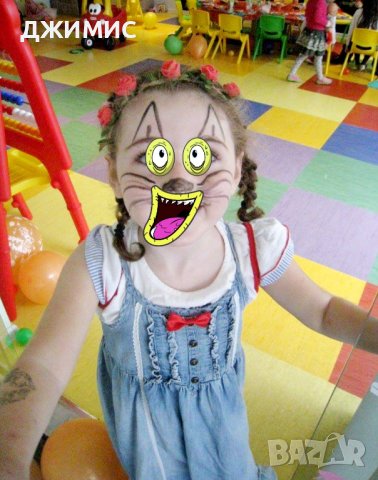 Невероятна дънкова рокля за момиче 