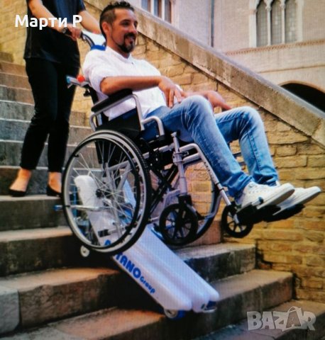 Устройство за изкачване на стълби за инвалидни колички ANTANO