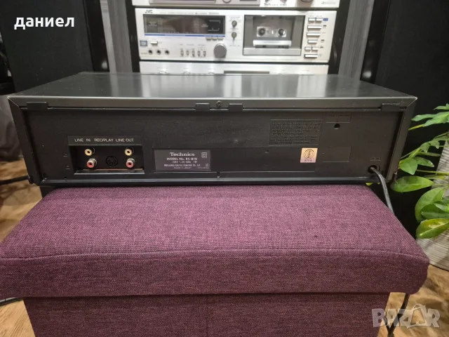 Много симпатичен японски касетен дек Technics RS-B10 с отличен външен вид - за ремонт или за части, снимка 6 - Декове - 56087567
