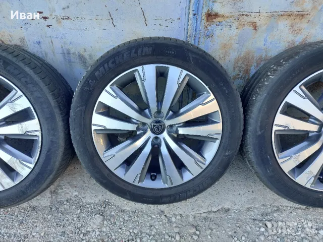 5 бр. Оригинални алуминиеви джанти 17 Пежо Peugeot 3008 4*108 Ситроен, снимка 3 - Гуми и джанти - 49883268