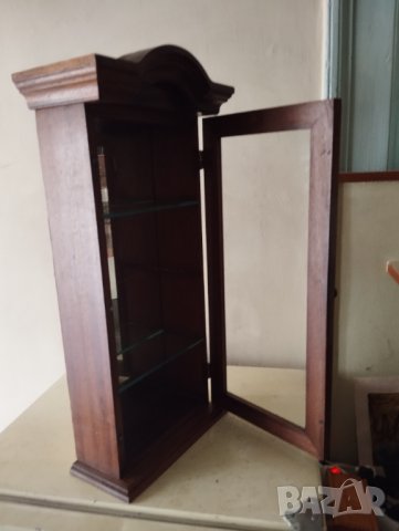 старо дървено шкафче за стена, снимка 6 - Други ценни предмети - 41932090