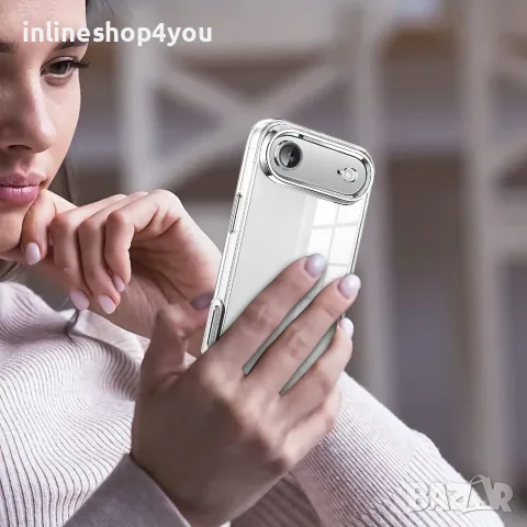 Прозрачен 360° Градуса Кейс за Apple iPhone 17 Air, снимка 5 - Калъфи, кейсове - 56106029