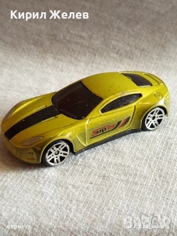 Метална количка спортен модел за КОЛЕКЦИЯ ДЕКОРАЦИЯ 18076, снимка 3 - Колекции - 53557807