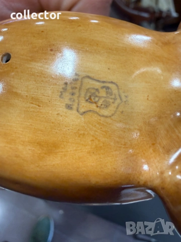 Стар порцеланова фигура на кон от Max Roesler. №7900, снимка 11 - Колекции - 53663254