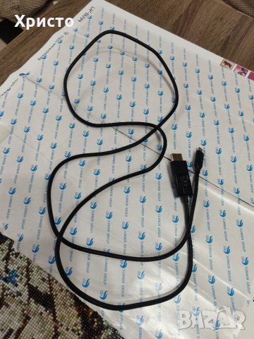 Кабел Vivanco 45527, от USB Type-C към DisplayPort, дължина 1.5 метра, снимка 3 - Лаптоп аксесоари - 35928754