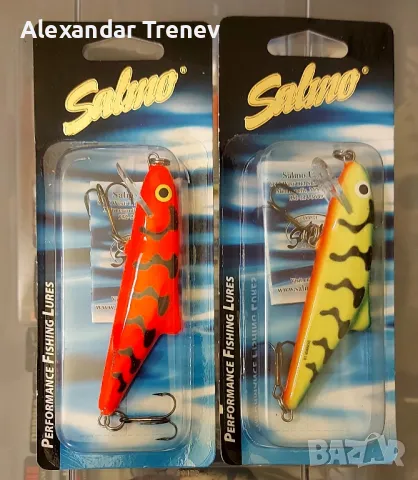 Воблери Salmo-редки и спряни от производство цветове