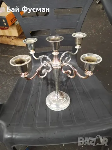 Свещник с 5 рамена  25см