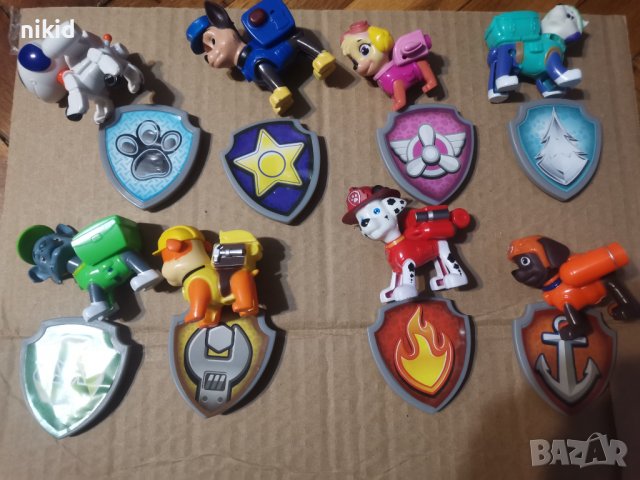  Пес Патрул Paw Pes Patrol и значка фигурка фигурки играчка играчки, снимка 2 - Фигурки - 38719138