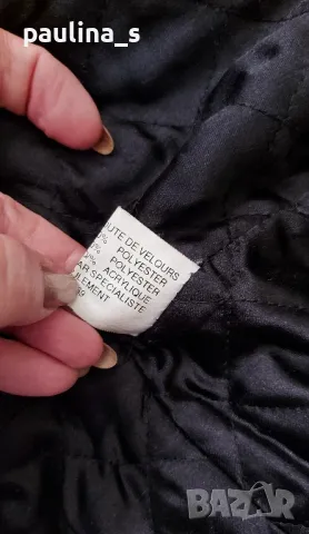 Два броя / Марков кожух от естествен велур "Etam" и "Enzo Cardinale" , снимка 10 - Палта, манта - 49037384