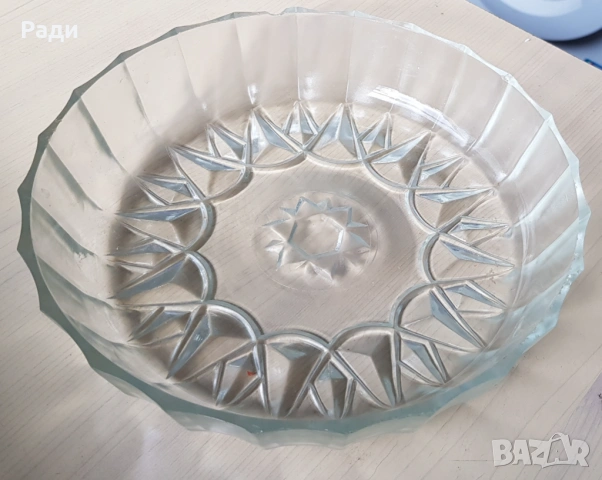 Продавам луксозни фруктиери масивно стъкло и гравюри , снимка 10 - Прибори за хранене, готвене и сервиране - 41898524