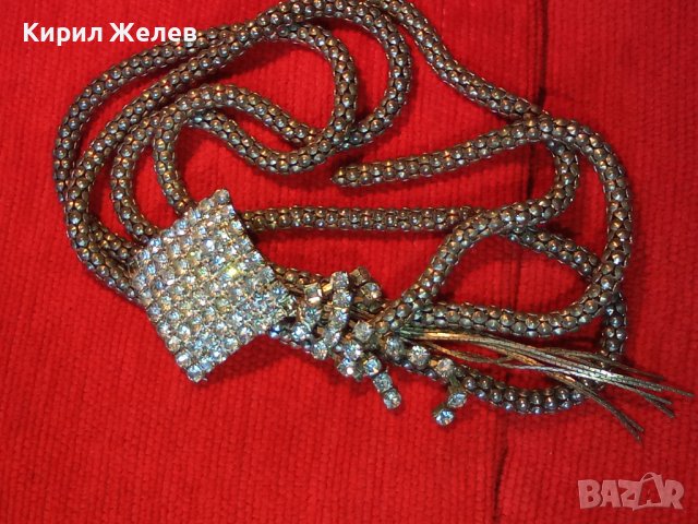 СРЕБРИСТО СКЪПОЦЕННО АРТ МОДНО КОЛИЕ МНОГО ЕФЕКТНО и БЛЕСТЯЩО 26921