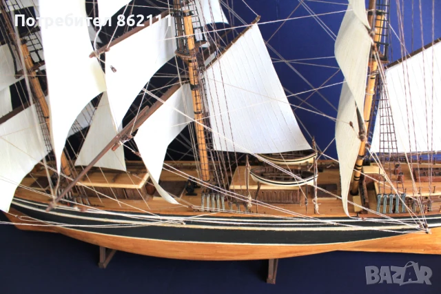 Макет на ветроходен кораб – клиперът Cutty Sark, снимка 11 - Колекции - 50425660