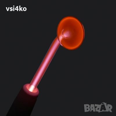 Качествен Дарсонвал с 4 приставки BLACKED DARSONVAL DERMA WAND, снимка 5 - Козметични уреди - 41822384