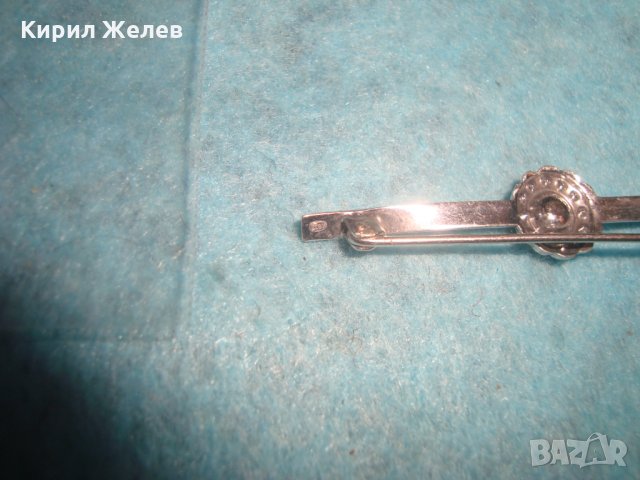 СТАРА СКЪПОЦЕННА СРЕБЪРНА АРТ ДЕКО БРОШКА СРЕБРО 835 с МАРКАЗИТИ МАЙСТОРСКА ИЗРАБОТКА 25797, снимка 15 - Антикварни и старинни предмети - 35805721