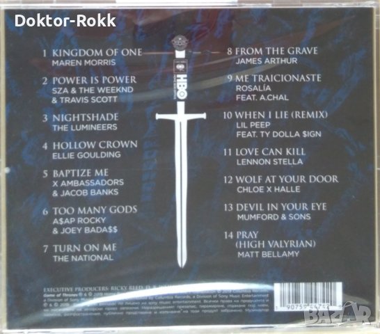 For The Throne (Music Inspired By The HBO Series Game Of Thrones) 2019, снимка 2 - CD дискове - 41085520