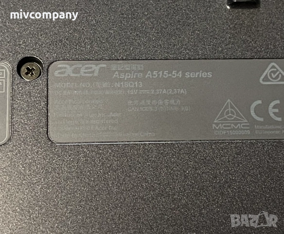 Лаптоп ACER Aspire 5 A515-54 i5 16 Ram , снимка 6 - Лаптопи за дома - 53443638