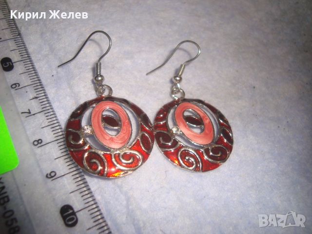 ЕМАЙЛИРАНИ СКЪПОЦЕННИ СРЕБРИСТИ АРТ ОБЕЦИ с ЦИРКОН 5547