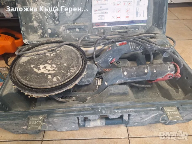 Машина за шлайфане на стени и тавани Bosch GTR550, снимка 2 - Шлайфмашини - 56285565