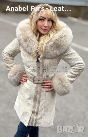 Дамски палта от естествена   кожа, снимка 2 - Палта, манта - 51996111