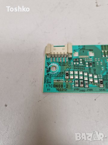 LED driver board 17CON08-2 160212 за ТВ TOSHIBA 22BL712G, снимка 2 - Части и Платки - 42539147