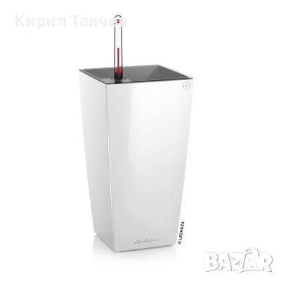 LECHUZA MAXI CUBI Table Planters Самополивна Висококачествена Кашпа, снимка 1 - Саксии и кашпи - 44198429