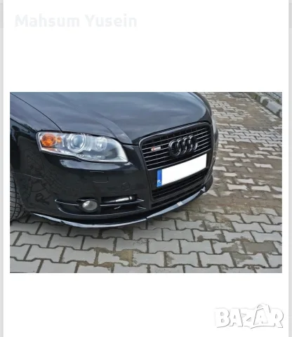 Преден Лип Спойлер за Audi A4 B7, снимка 3 - Аксесоари и консумативи - 56158676
