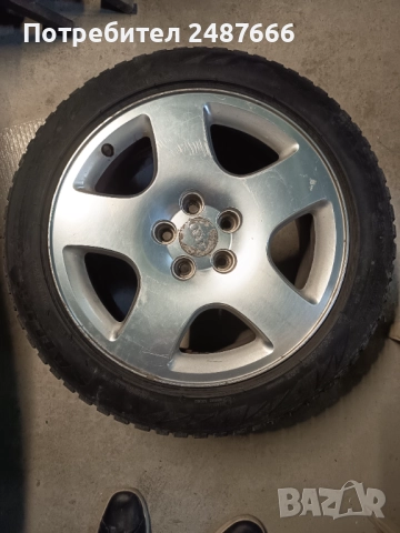 Четири джанти за Ауди 17 цола със зимни гуми Sailun 225/50R17