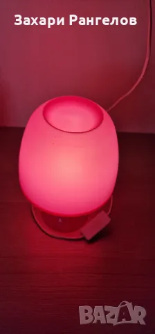 💡 Розова настолна лампа IKEA LAMPAN с LED крушка