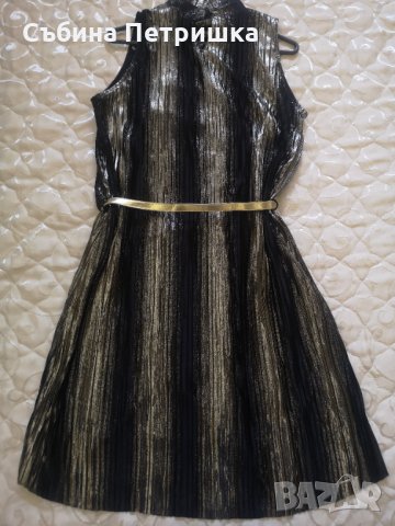 Дамска рокля с коланче, снимка 2 - Рокли - 35682353