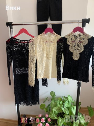 Дамска блуза в черно и бяло, снимка 8 - Блузи с дълъг ръкав и пуловери - 41404726