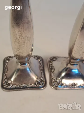 две немски сребърни вазички, снимка 4 - Вази - 49923303