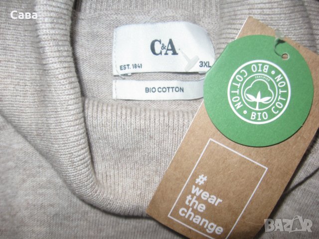 Поло C&A  мъжко,2-3-4ХЛ, снимка 4 - Пуловери - 44246911