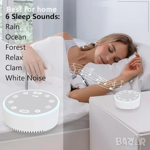 Машина за бял шум с нощна светлина с  6 звука Bogutongjin, снимка 2 - Други - 50173966