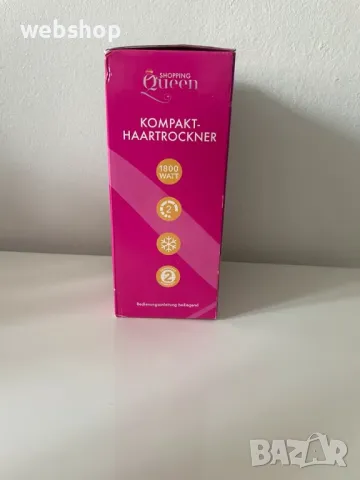 Немски Сгъваем сешоар VOX с  концентратор за красиво оформяне на коса, снимка 5 - Сешоари - 50440222